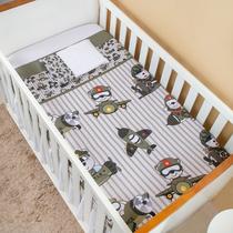 Jogo De Lençol Berço 3 Peças Americano e Nacional Bebê Menino Aviador Jogo De Lençol Berço 3 Peças Americano e Nacional Bebê Menino Aviador