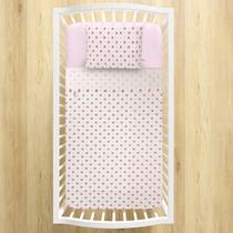 Jogo de Lençol Berço Americano 100% Algodão Percal 130x70x12cm 3 Peças Jogo de Lençol Berço Americano 100% Algodão Percal 130x70x12cm 3 Peças