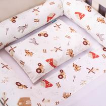 Jogo de lençol berço americano 3 peças 100% algodão Moderninhos