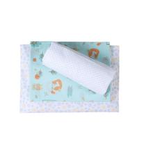 Jogo de lençol Berço Americano Bebê 100% Algodão C/ 3 peças - Karinho