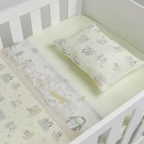Jogo De Lençol Berço Americano Bebê Estampado C/ Vira 3 Pçs 100% Algodão Menina Menino - Papi Jogo De Lençol Berço Americano Bebê Estampado C/ Vira 3 Pçs 100% Algodão Menina Menino - Papi