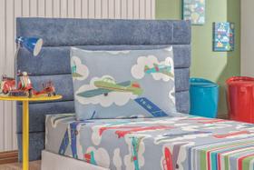 Jogo De Lençol Bouti De Solteiro 2 Pç Avião Jogo De Lençol Bouti De Solteiro 2 Pç Avião