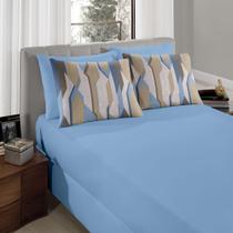 Jogo de Lençol Box Casal Padrão 3 Peças Malha 100 Algodão Jogo de Lençol Box Casal Padrão 3 Peças Malha 100 Algodão