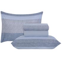 Jogo de Lençol Cama Box Casal Kit 4 Peças Com Elástico Sonhare Sultan Milão