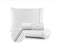 Jogo De Lençol Cama Box King 400 Fios 3 Peças Toque Macio