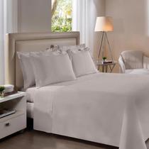 Jogo de Lençol Cama Casal 4 peças 230 Fios Reffinata Color Cor Fendi Jogo de Lençol Cama Casal 4 peças 230 Fios Reffinata Color Cor Fendi