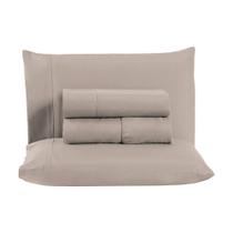 Jogo de Lençol cama Casal Padrão 3 Peças 400 Fios Ponto Life