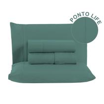 Jogo de Lençol cama Casal Padrão 3 Peças 400 Fios Ponto Life