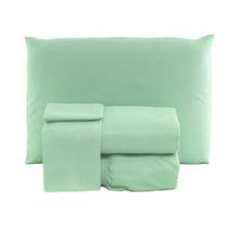 Jogo de Lençol Cama Casal Padrão Box 3 Peças Liso com Elástico em toda volta - 1,88m x 1,38m x 20cm