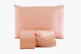 Jogo de Lençol Cama Casal Padrão Box 3 Peças Liso com Elástico em toda volta - 1,88m x 1,38m x 20cm