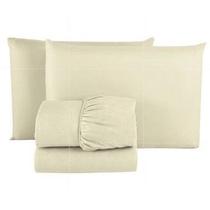 Jogo de Lençol Cama Casal Padrão Box 3 Peças Liso com Elástico - Promo de Lançamento Jogo de Lençol Cama Casal Padrão Box 3 Peças Liso com Elástico - Promo de Lançamento