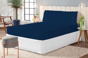 Jogo de lençol cama Casal percal 200 fios varias cores - SAFIRA ENXOVAIS