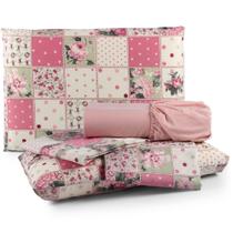 Jogo de Lençol Cama Casal Queen 4 Peças Percal 180 Fios Estampado