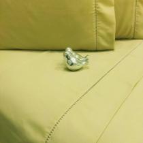 Jogo de Lençol Cama Casal Queen 400 Fios Ponto Palito 4 Peças Casa Dona