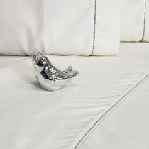 Jogo de Lençol Cama Casal Queen 400 Fios Ponto Palito 4 Peças Casa Dona