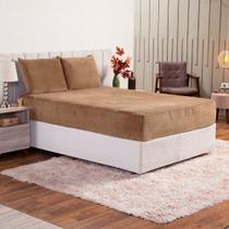Jogo de Lençol Cama Casal Queen King Felpudo Macio Quentinho