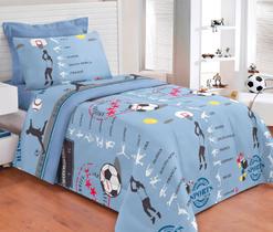 Jogo De Lençol Cama De Solteiro 3 Peças Estampado Infantil