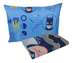 Jogo De Lençol Cama Infantil Batman 2 Peças Lepper