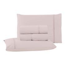 Jogo de Lençol Cama King 4 Peças 400 Fios Ponto Infinity Jogo de Lençol Cama King 4 Peças 400 Fios Ponto Infinity