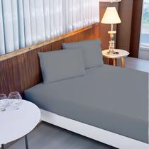 Jogo de Lençol Cama Queen 3 Peças 400 Fios Com Elástico