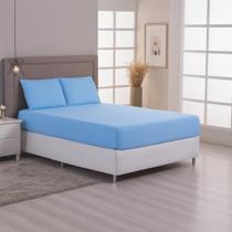 Jogo de Lençol Cama Queen 400 Fios 3 Peças Com Elástico