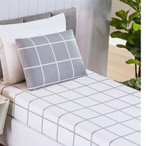 Jogo de Lençol Cama Solteiro 2 peças Micropercal 200 Fios Austin