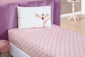 Jogo de Lençol Cama Solteiro Infantil 2 Peças Bouti Kids - Bailarina