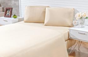 Jogo De Lençol Carinho King 4 Peças Tecido Microfibra Liso Jogo De Lençol Carinho King 4 Peças Tecido Microfibra Liso