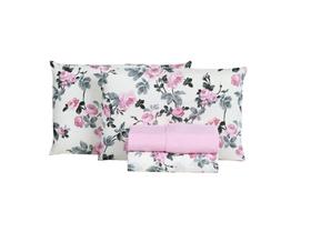 Jogo de Lençol Casal 3 Peças 400 Fios Estampado Luxo