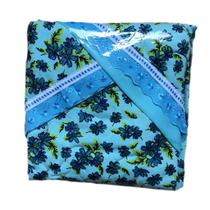 Jogo De Lençol Casal 3 Peças Com Elástico 100% Algodão Alta Qualidade - Cores Estampadas