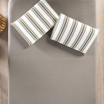 Jogo de lençol Casal 3pç fio penteado 100% algodão