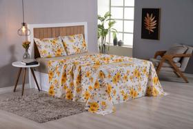 Jogo De Lençol Casal 4 Peças 200 Fios Percal estampado