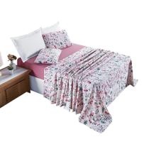 Jogo de lençol Casal Alycia Micropercal 4pç 100% Poliéster - Both