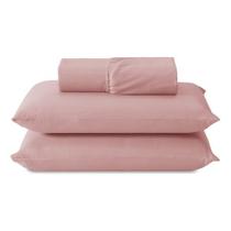 Jogo De Lençol casal com elastico 3 Peças 200 Fios lençol casal com elástico Kit Jogo lençol e Fronha