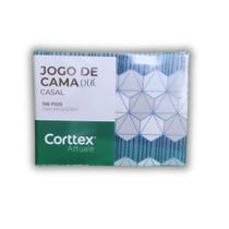 Jogo de lençol casal corttex 150 fios com algodão attuale varias estampas lindas