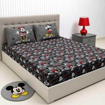 Jogo De Lençol Casal Infantil Em Malha Personagens Disney 3 Peças Jogo De Lençol Casal Infantil Em Malha Personagens Disney 3 Peças