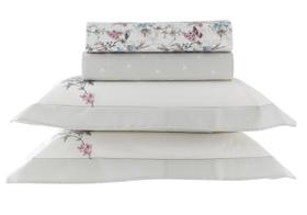 Jogo de lençol Casal Kacyumara 200 Fios Vida Bella 4 Pçs Jogo de lençol Casal Kacyumara 200 Fios Vida Bella 4 Pçs