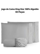Jogo de Lençol Casal King 3 Peças