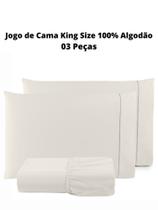 Jogo de Lençol Casal King 3 Peças