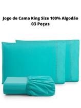 Jogo de Lençol Casal King 3 Peças