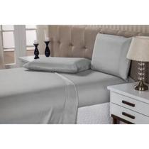 Jogo De Lençol Casal Linha Charme Cama Box 4 Peças Branco