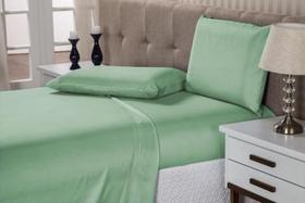 Jogo De Lençol Casal Linha Charme Para Cama Box 3 Peças Rosa