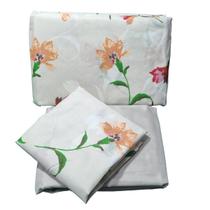 Jogo de Lençol Casal Microfibra 4pçs c/ Estampa Camesa