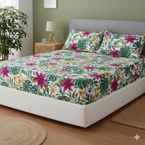 Jogo de Lençol Casal Padrão 3 pçs Micropercal 400 Fios Estampas Sortidas Lindas Envio imediato Jogo de Lençol Casal Padrão 3 pçs Micropercal 400 Fios Estampas Sortidas Lindas Envio imediato