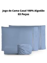 Jogo de Lençol Casal Padrão 3 Peças