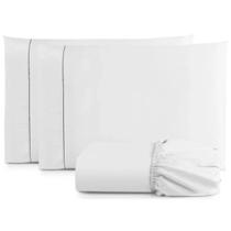 Jogo de Lençol Casal Padrão 3 peças Micropercal 200 Fios. Jogo de Lençol Casal Padrão 3 peças Micropercal 200 Fios.
