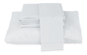 Jogo De Lençol Casal Padrão 3 Peças Percal 400 Fios Branco