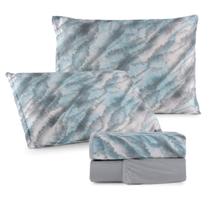 Jogo de Lençol Casal Queen Malha 100% Algodão 04 Peças Jogo de Lençol Casal Queen Malha 100% Algodão 04 Peças