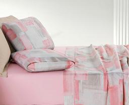 Jogo de Lençol Casal Queen Percale 200 Fios Floral Cotton 4 Peças