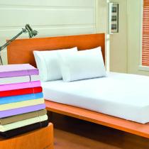 Jogo De Lençol Casal Queen Ponto Palito 03 Peças - Cinza